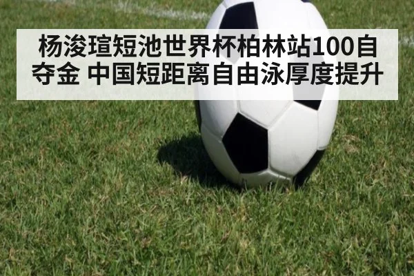 杨浚瑄短池世界杯柏林站100自夺金 中国短距离自由泳厚度提升