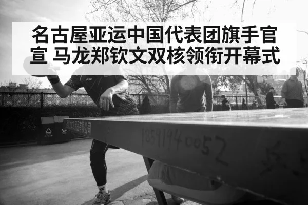 名古屋亚运中国代表团旗手官宣 马龙郑钦文双核领衔开幕式（j9 game）